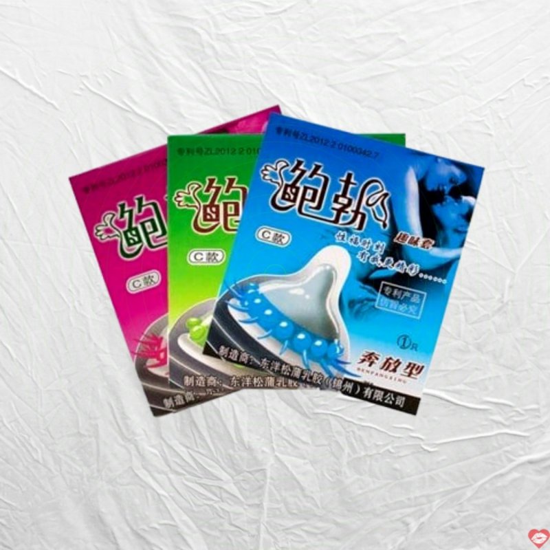 Bao Cao Su Runbo Gân Gai Kích Thích Siêu Mỏng Hộp 3 Cái 