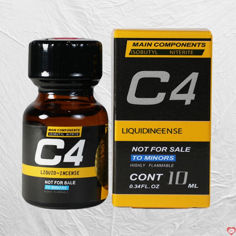 Chai hít C4 Yellow 10ml Mỹ chính hãng tăng khoái cảm tuyệt đỉnh 