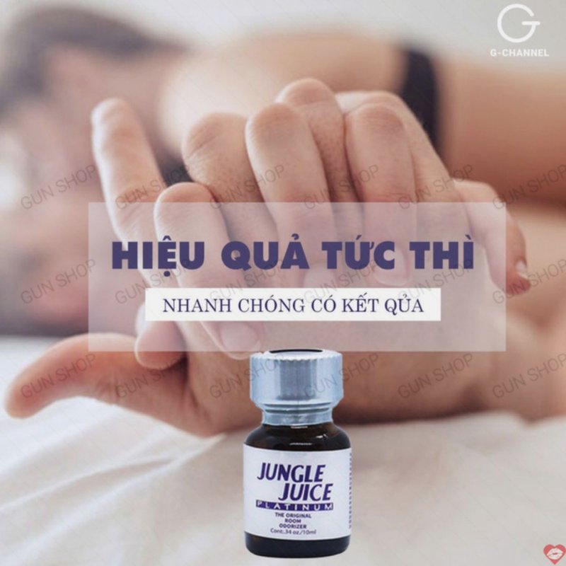 Jungle Juice Platinum 10ml hít kích dục tăng khoái cảm mạnh mẽ 