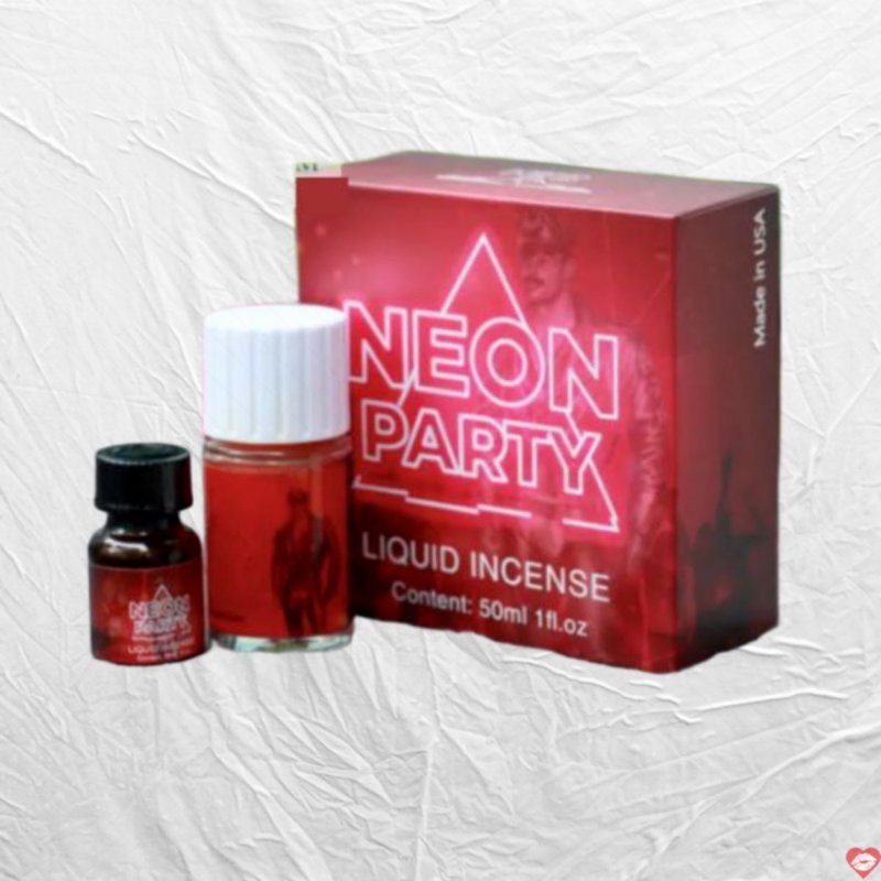 Combo Popper Dạ Quang Neon Party Đỏ 50ml Chính Hãng Khuyến Mãi 