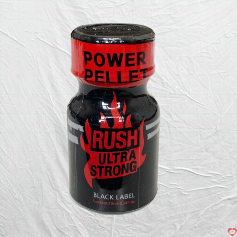 Chai hít kích dục Rush Ultra Strong Black Label 10ml chính hãng Mỹ USA PWD