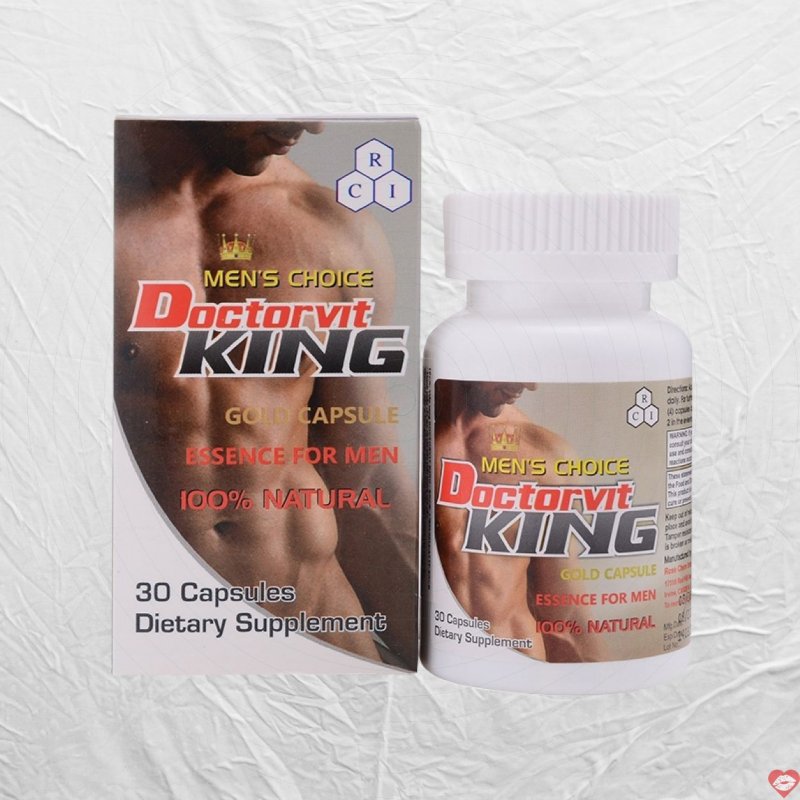 Viên uống Doctorvit King tăng cường sinh lý nam hỗ trợ điều trị rối loạn cương 
