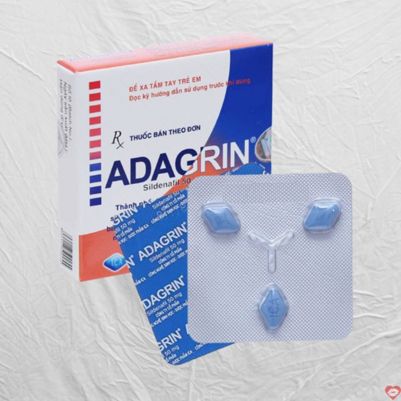Adagrin 50mg tăng cường cương dương, kéo dài thời gian hiệu quả 