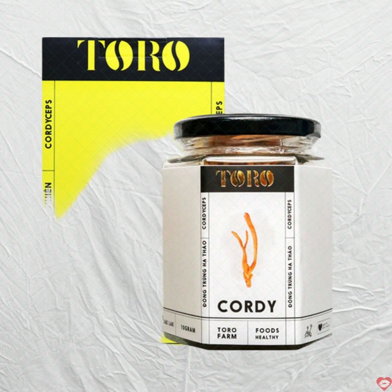 Đông trùng hạ thảo Toro nguyên sợi 10g tăng cường sinh lý khỏe 
