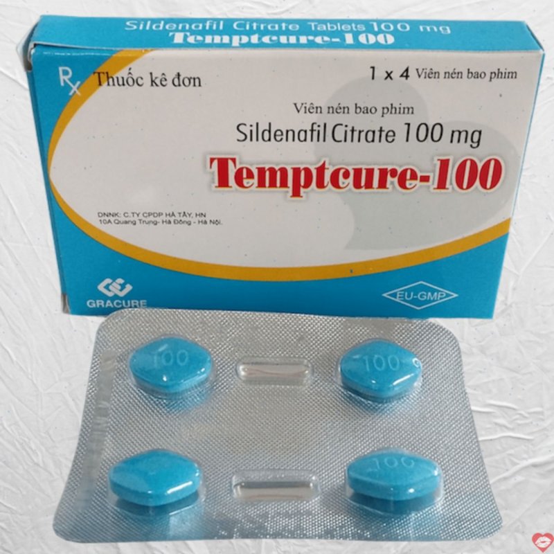 Temptcure 100mg tăng cường sinh lý Nam kéo dài hiệu quả bền bỉ 
