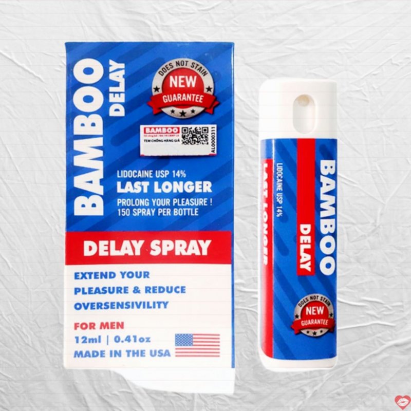 Xịt Kéo Dài Xuất Tinh Cao Cấp Bamboo Delay Spray Chính Hãng USA