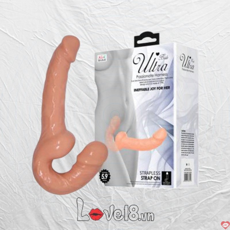 Dương vật giả 2 đầu chất lượng cao cho Les Strapless Strap-on tiện lợi 
