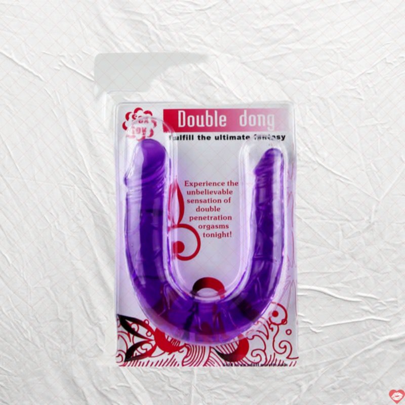 Dương Vật Giả 2 Đầu Double Dong Trong Suốt Cao Cấp Tận Hưởng 