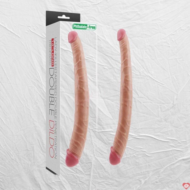 Dương vật giả 2 đầu Lovetoy silicone mềm mại kích thích mạnh 