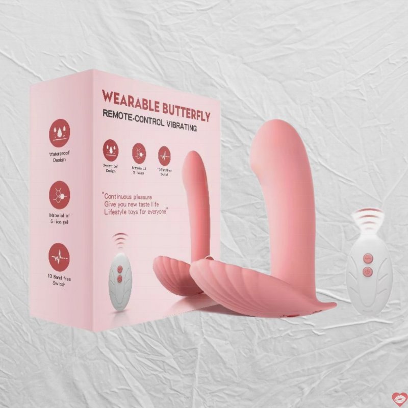 Trứng Rung Tình Yêu Mini Wearable Bufferly Điều Khiển Từ Xa