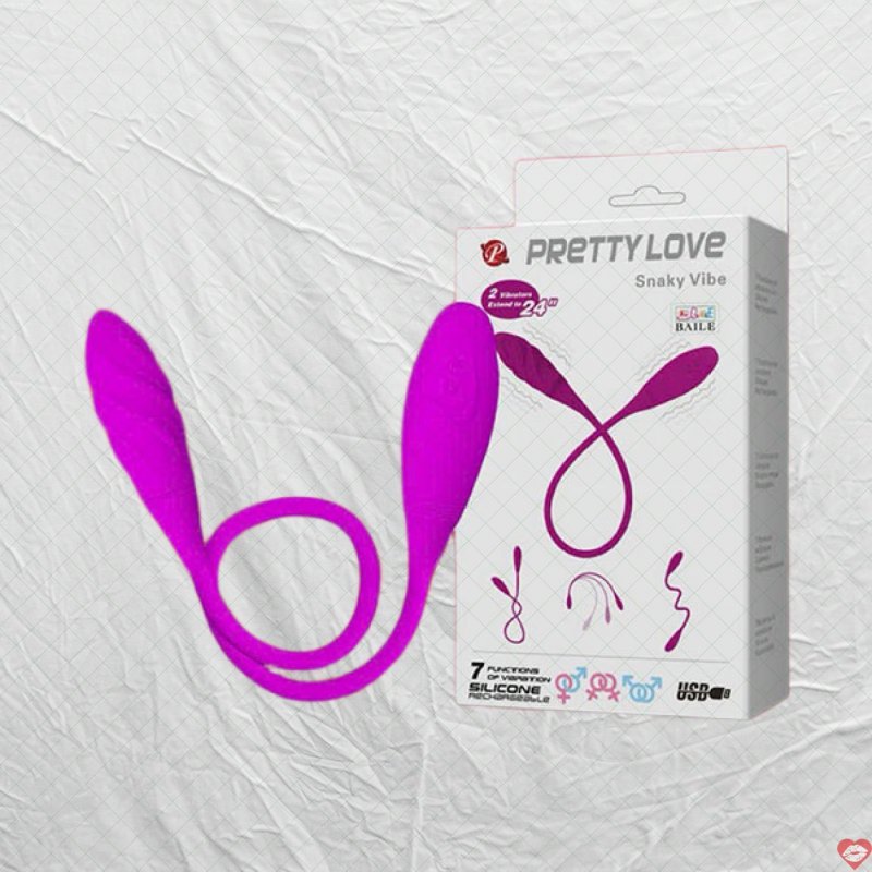 Trứng rung Snaky Vibe 2 đầu sạc nhanh 7 chế độ siêu phê 