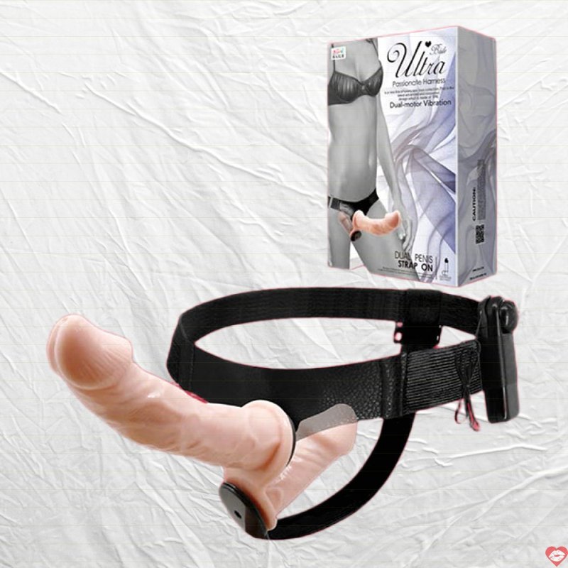 Dương Vật Giả 2 Đầu Les Size Lớn Đeo Hông Thoải Mái 