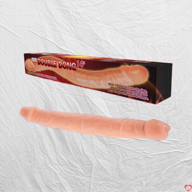 Dương vật giả silicone 2 đầu Baile Double Dong 14 inch cao cấp 