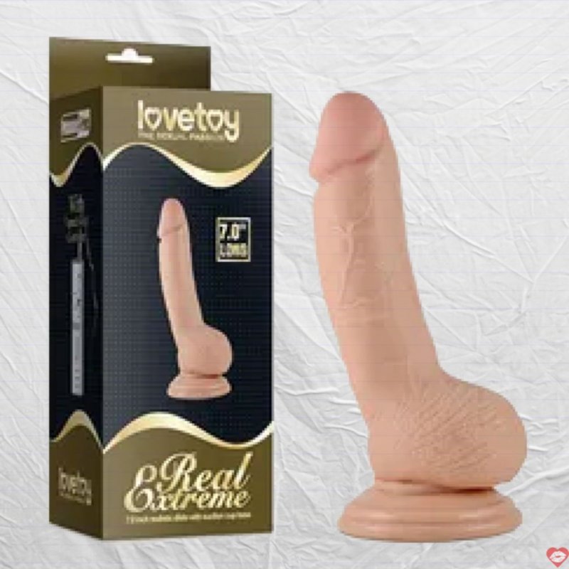 Dương vật giả Lovetoy 7 inch cong kích thích tận cùng điểm G