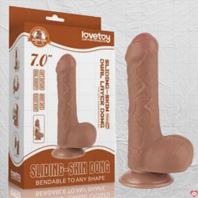 Dương vật giả Lovetoy 2 lớp mềm mại như thật 2024