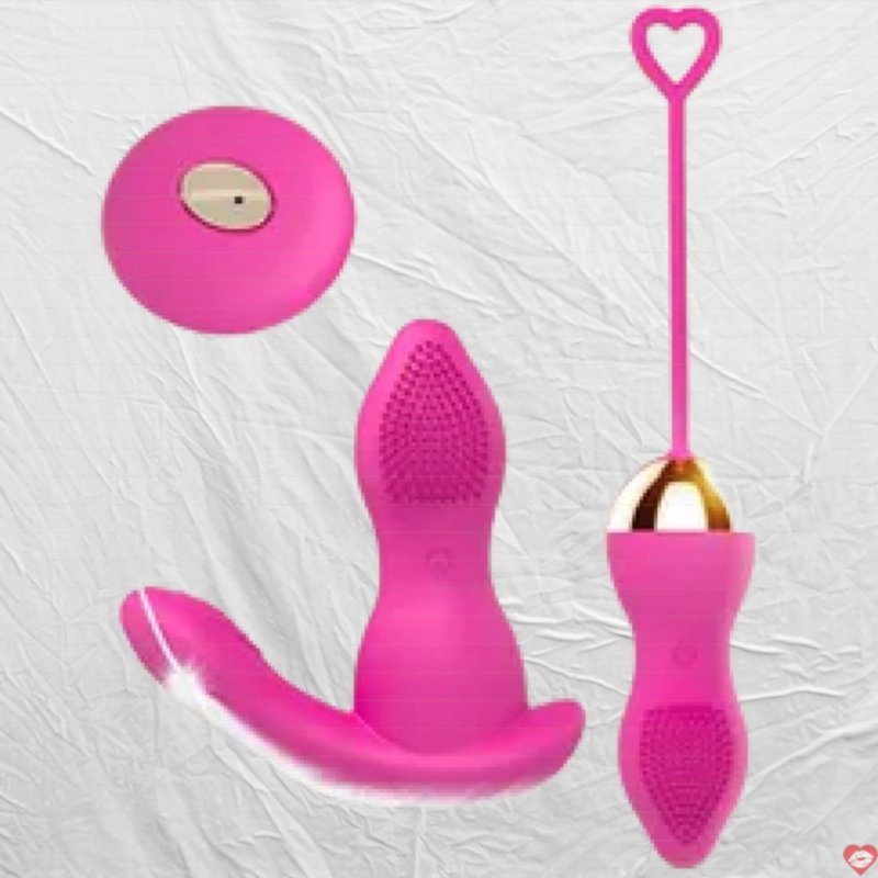 Trứng Rung Tình Yêu 2 Trong 1 Rung 7 Chế Độ Điều Khiển Từ Xa