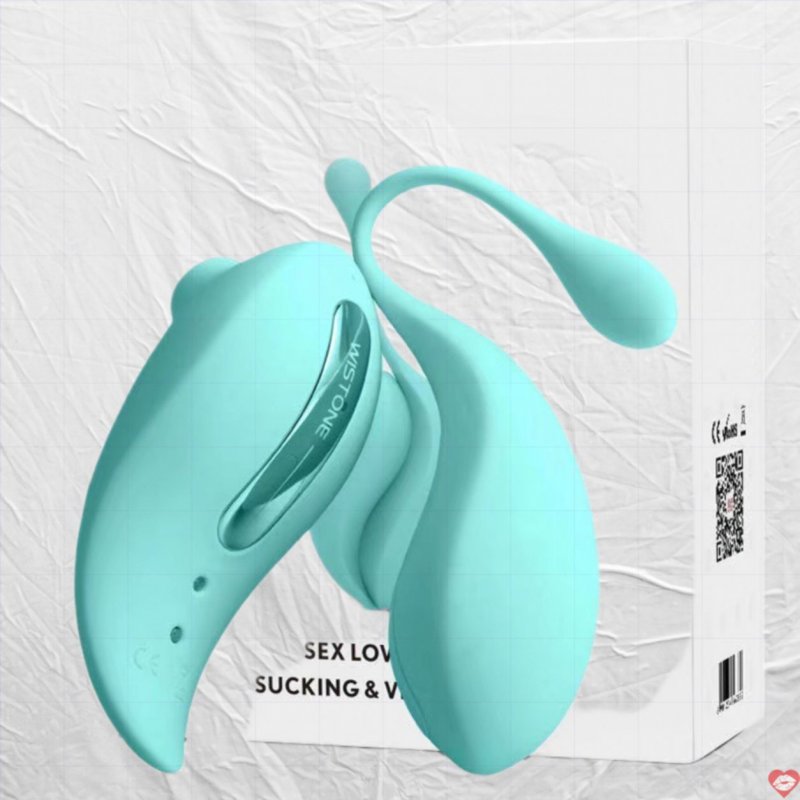 Trứng Rung Cao Cấp WISTONE 2 Đầu: Rung - Mút - Điều Khiển Từ Xa