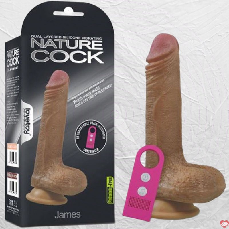 Dương Vật Giả Đế Hít - Rung Cảm Biến Lovetoy James