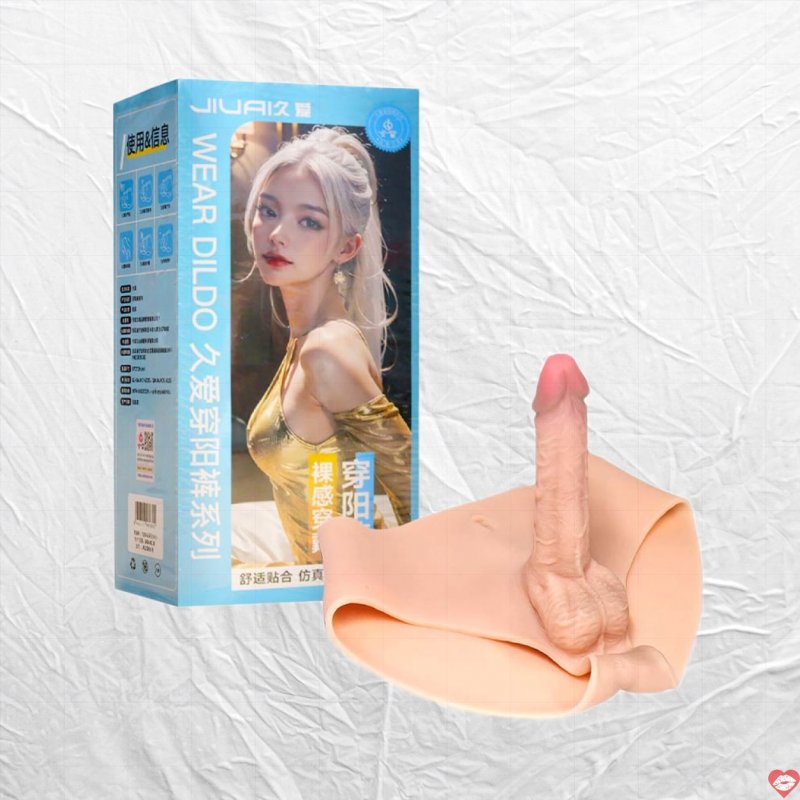 Quần silicon gắn dương vật giả Jiuai Long Love Size L cao cấp bán chạy 