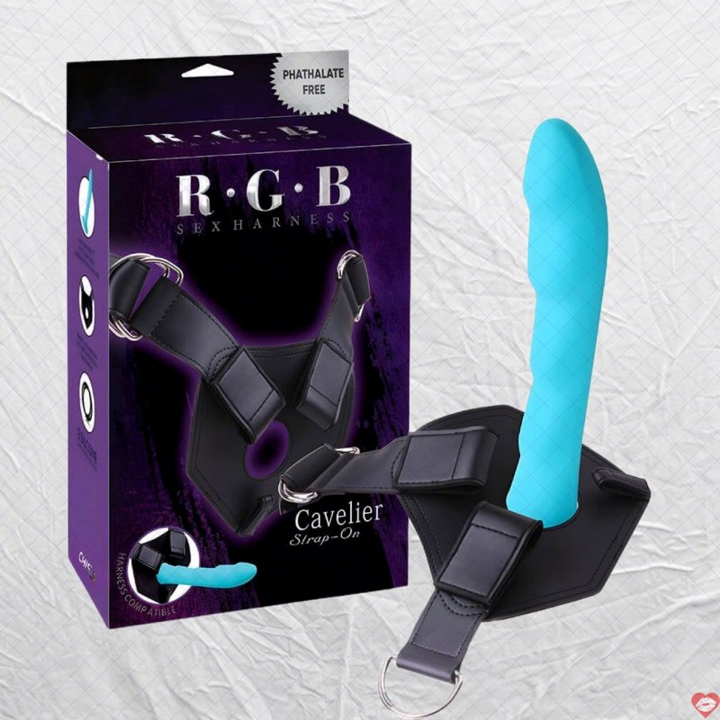 Dương vật giả dây đeo Chisa Cavelier Strap-on Blue chất lượng 