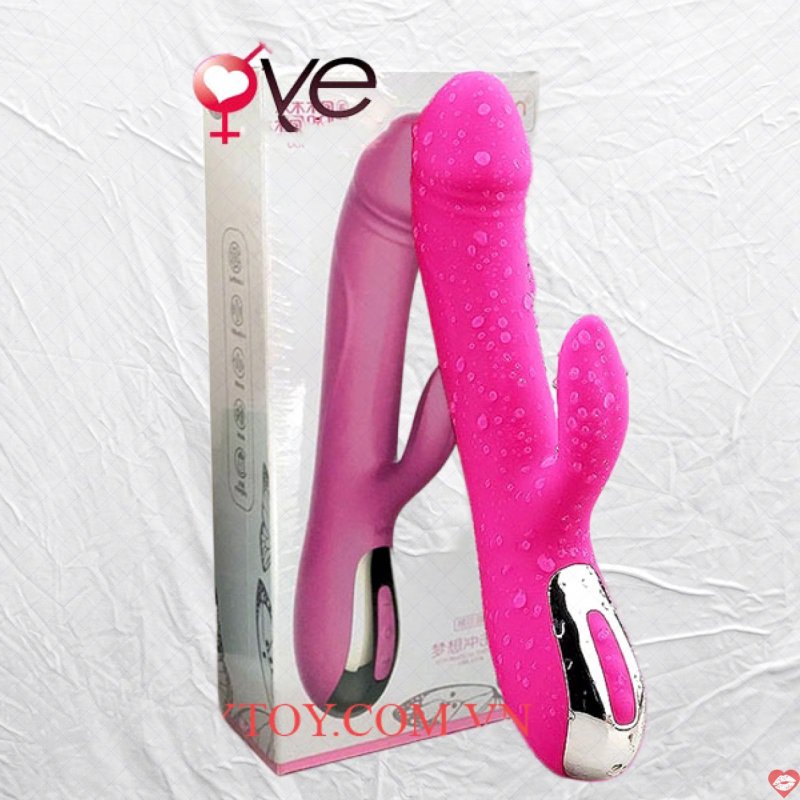 Buồi giả Dương vật giả rung thụt sưởi ấm Leten strong thrusting vibrator DV 60