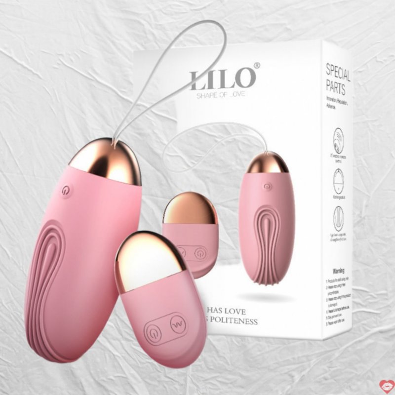 Trứng Rung Tình Yêu Lilo Sạc USB Remote Điều Khiển Từ Xa