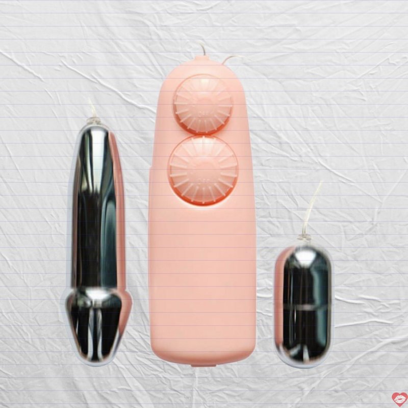 Trứng Rung Tình Yêu Inox 2 Đầu Cao Cấp - Baile Double Bullets Hot