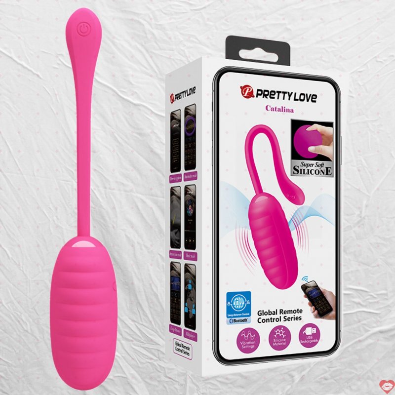Trứng Rung Silicone Điều Khiển Qua App Điện Thoại Pretty Love Catalina