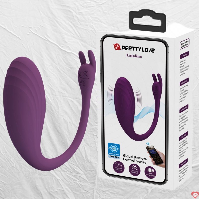 Trứng Rung Pretty Love Catalina 12 Chế Độ - Điều Khiển Từ Xa APP 