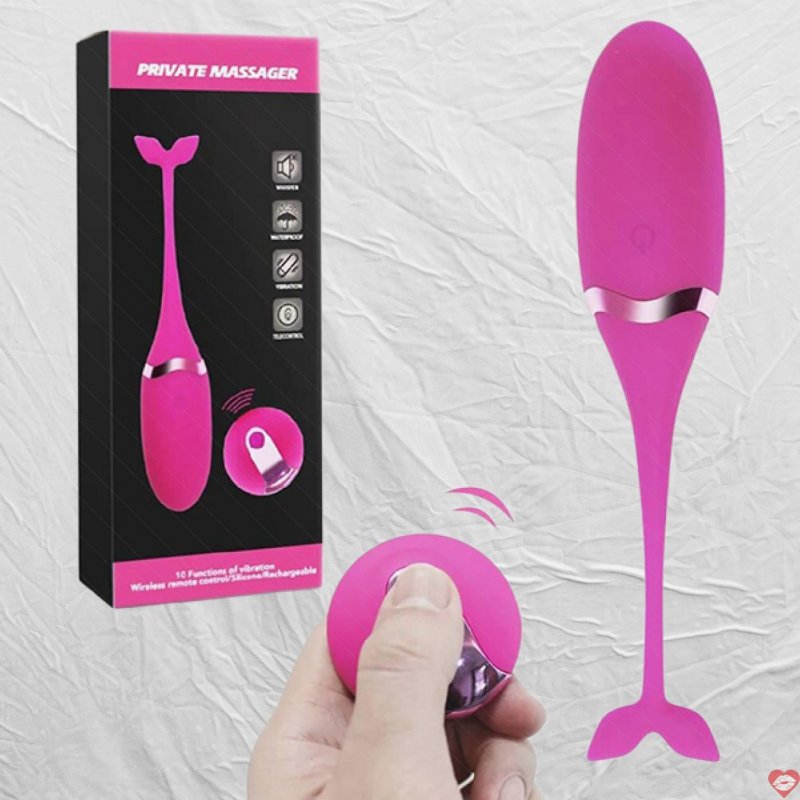 Trứng Rung Không Dây Cá Heo 10 Chế Độ Private Massager