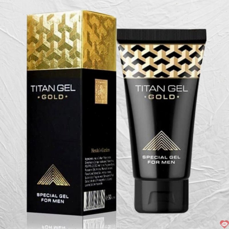 Gel Titan Gold Nga Tăng Cường Sinh Lực Kích Thước Tự Nhiên 