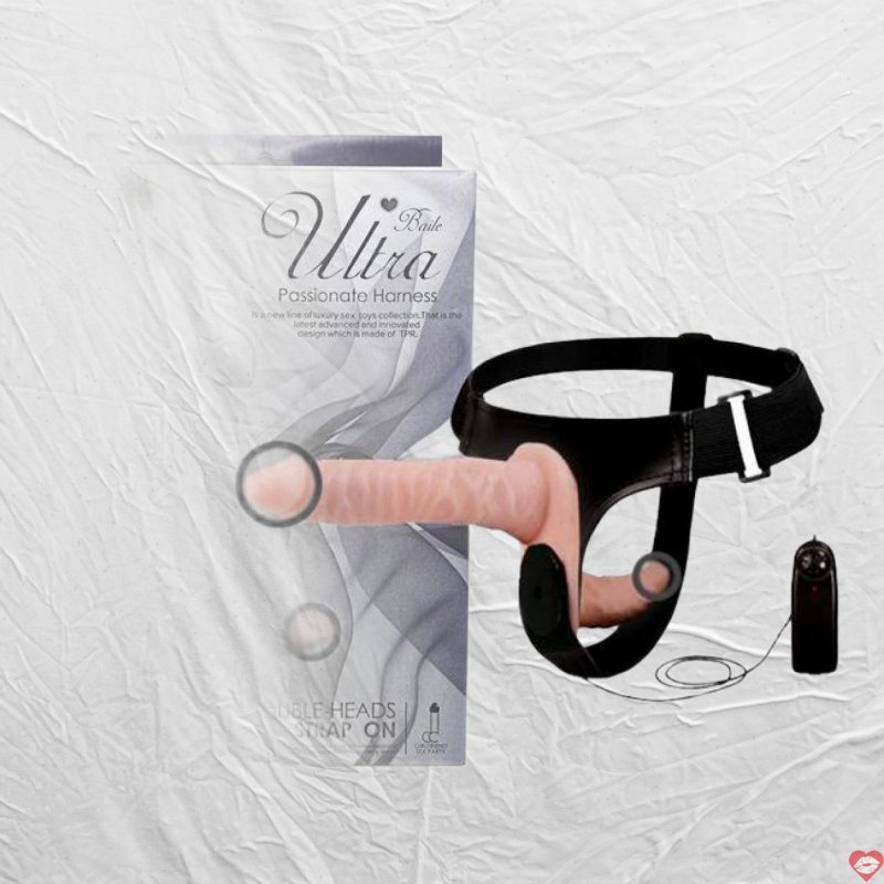 Dương vật giả 2 đầu rung dây đeo Ultra Passionate kích thích 