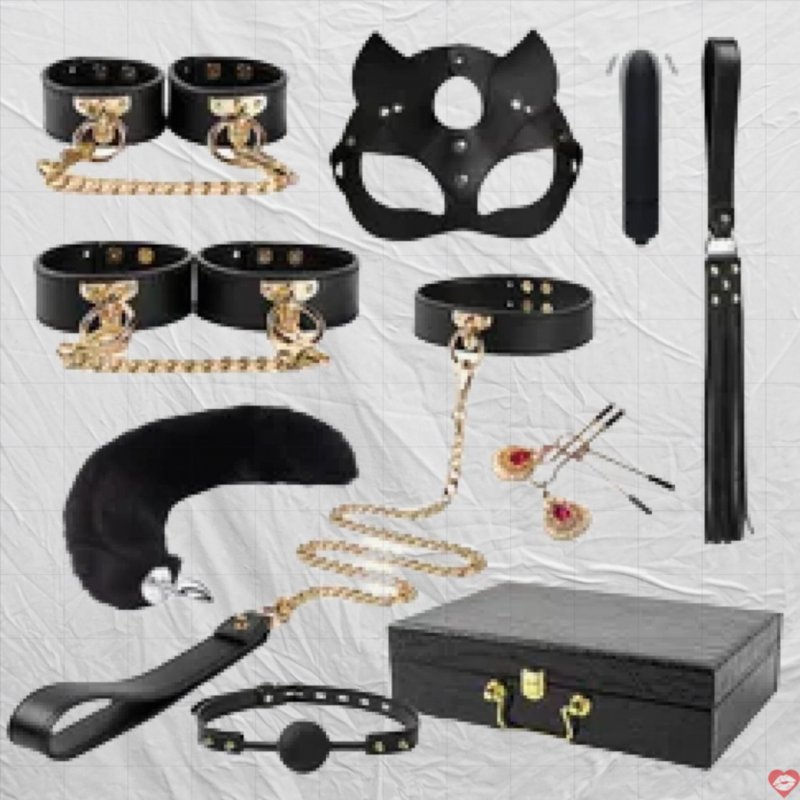 Set BDSM Có Hộp Bộ Sưu Tập 10 Món Đồ Chơi Bạo Dâm Cao Cấp Khởi Đầu Hoàn Hảo