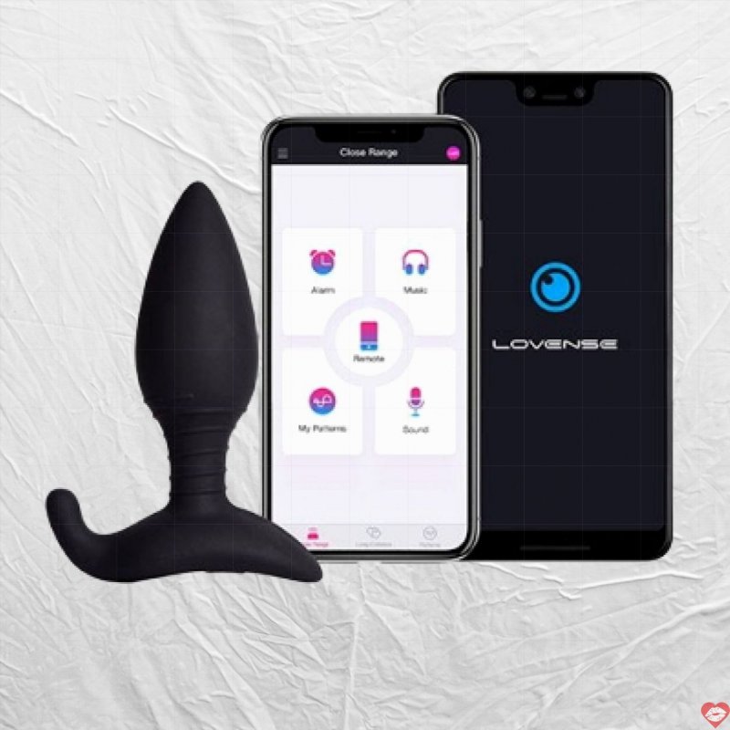 Phích rung hậu môn Lovense Hush điều khiển thông minh từ xa qua app DC93A