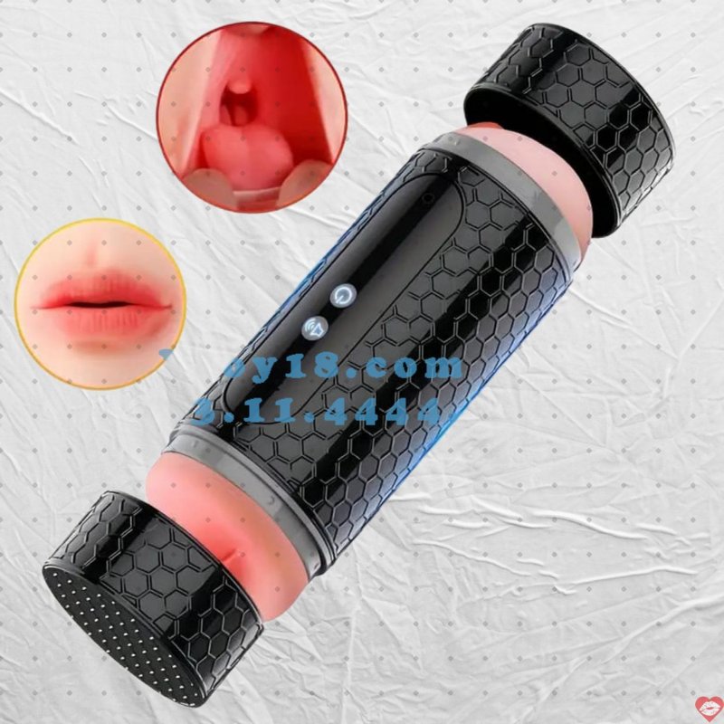 Âm Đạo Giả Ngụy Trang Cao Cấp 2 Đầu JIUAI: Rung - Mút- Sưởi Ấm - Phát Âm
