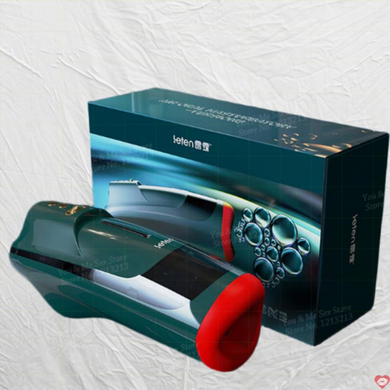 Máy thủ dâm Leten Air Blowjob rung bú sưởi ấm cực phê AD33T