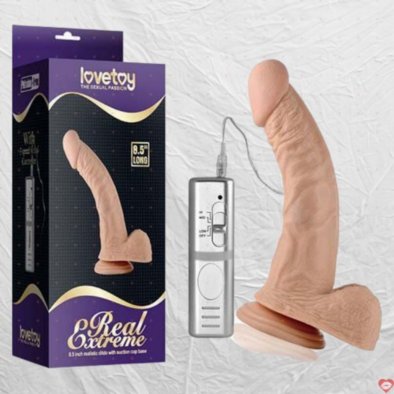 Dương vật rung size lớn 8.5 Inch Lovetoy Real Extreme kích thích 