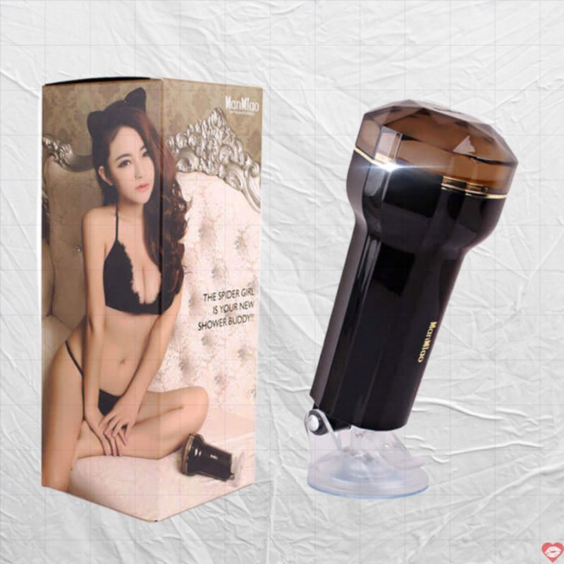 Âm Đạo Giả Cao Cấp Manmiao - Đèn Pin Rung Gắn Tường