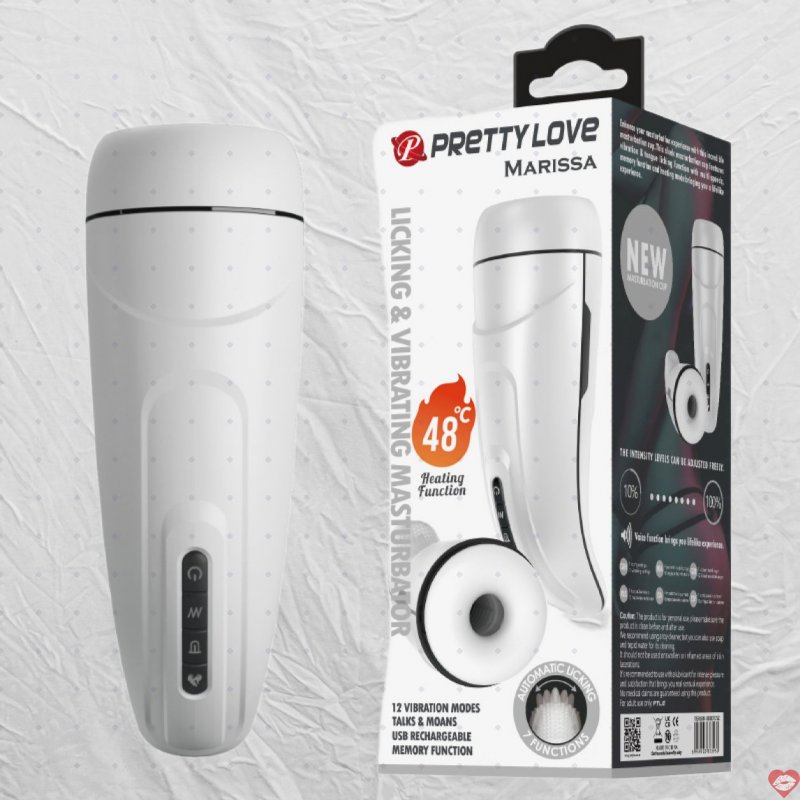 Âm Đạo Giả Pretty Love Marissa Silicon 4D Rung Liếm Mạnh - Đa Năng, Siêu Thực 