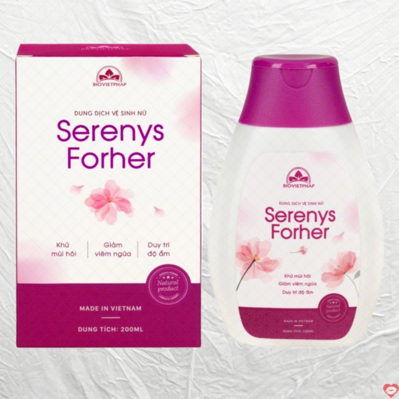 Dung Dịch Vệ Sinh Nữ Serenys ForHer 200ml Dịu Nhẹ Sạch Sẽ Tự Tin 