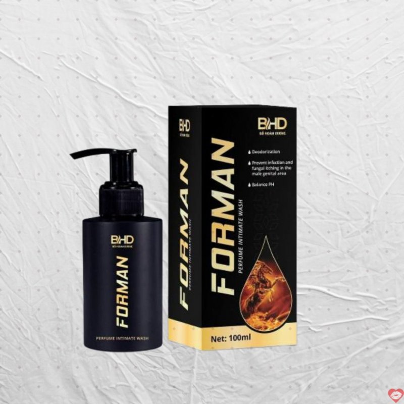 Dung Dịch Vệ Sinh Nam BDH ForMan 100ml Kháng Khuẩn Dịu Nhẹ 