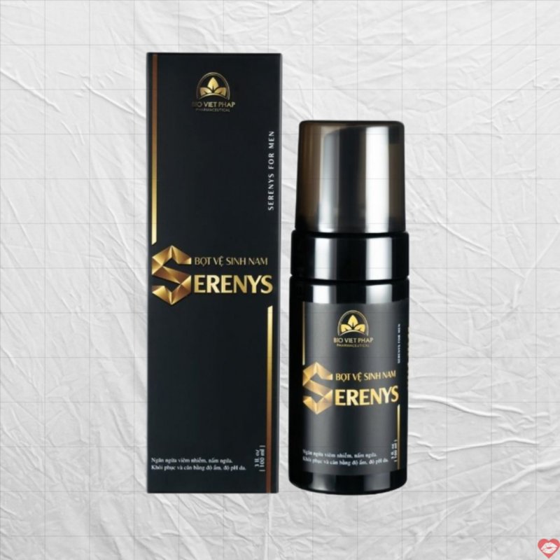 Bọt Vệ Sinh Nam Serenys 100ml Sạch Sâu Mát Lạnh Tinh Khiết 