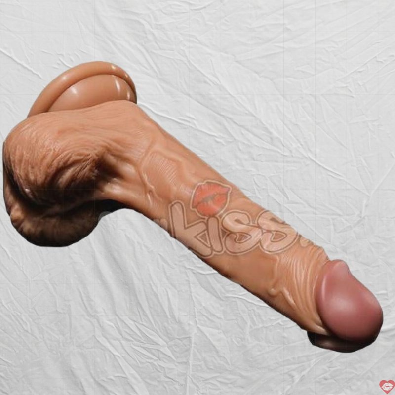 Real Dildo silicon mềm mịn siêu thực rung thụt sưởi ấm 
