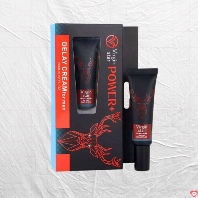 Gel Bôi Trơn Virgin Star Power + Delay Cream Chống Xuất Tinh Sớm - Chai 20ml