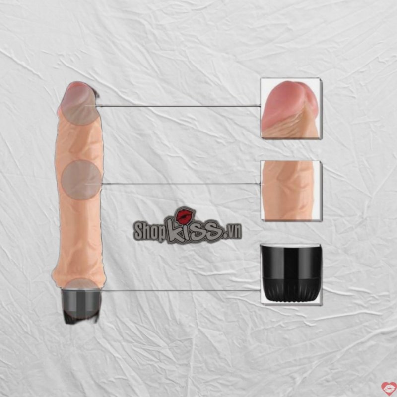 Lovetoy Real Feel mềm mịn Dương vật giả cao cấp kích thích mạnh 