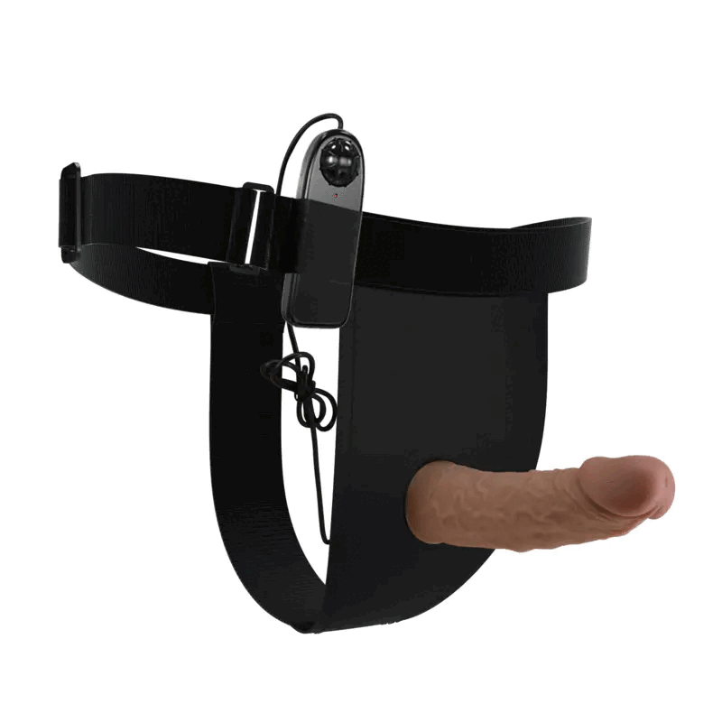 Dương Vật Giả Silicon Dây Đeo Rỗng Ruột Có Rung - Lấy Lại Phong Độ Đàn Ông Pretty Love Harness