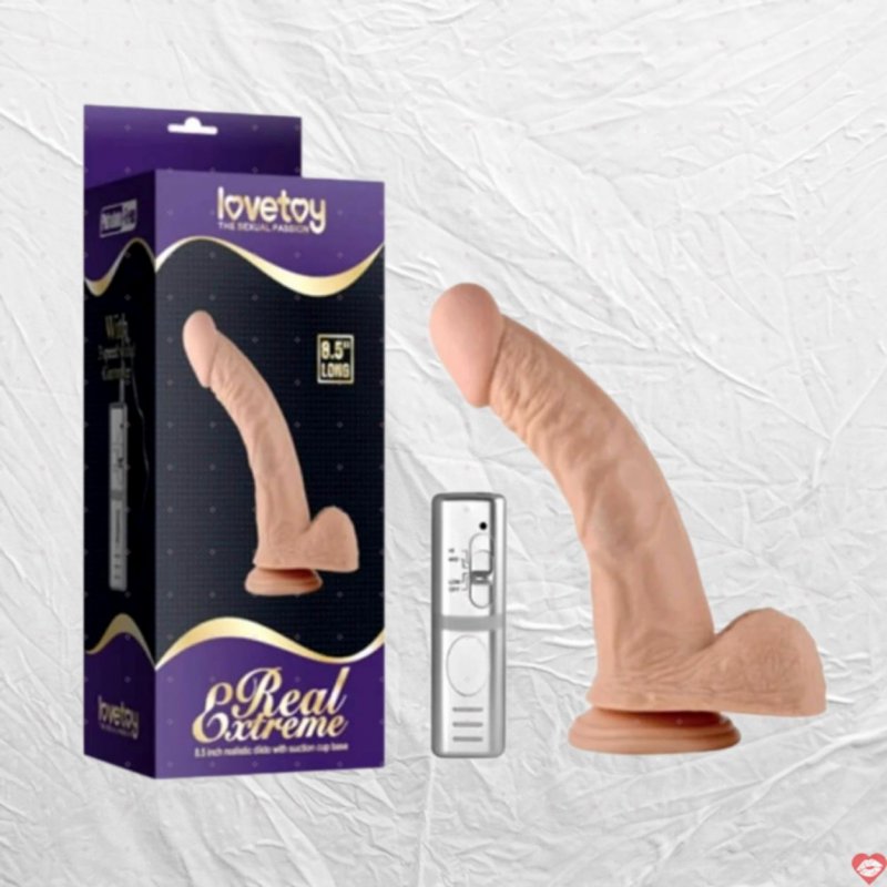 Dương Vật Giả Dính Tường Lovetoy Real 8.5 Inch Chân Không Mô Phỏng Thật 