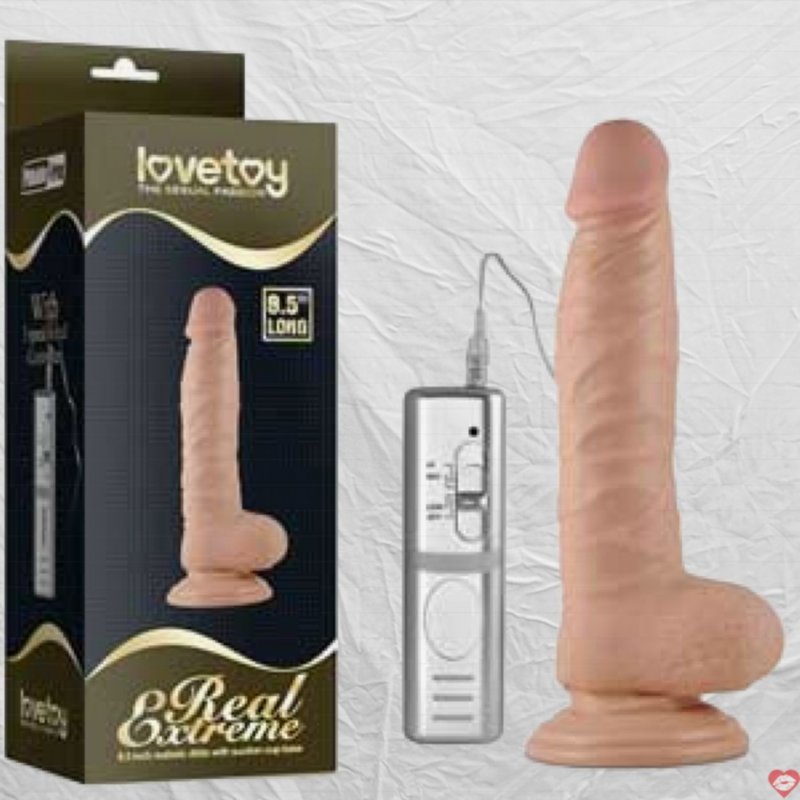DV59A Dương vật giả gắn tường có rung dành cho nữ tự sướng âm đạo