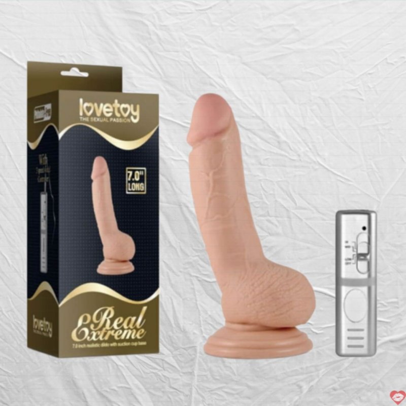 Dương vật giả Lovetoy 7 Inch dính tường, thật, dễ dùng, bán chạy 