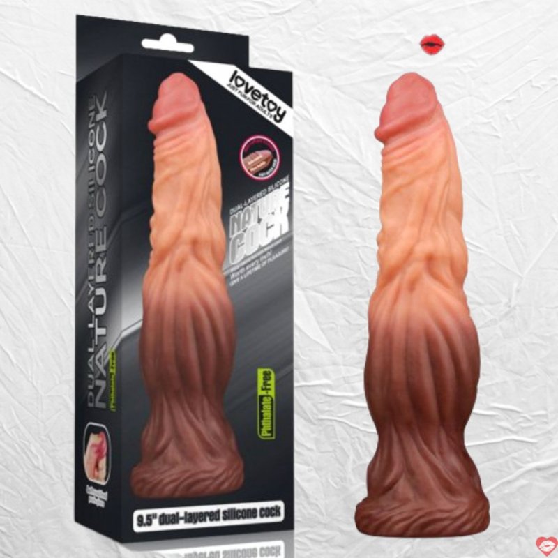 Dương Vật Giả 2 Thớ Silicone Mềm Mại Kích Thích Cực Đã 